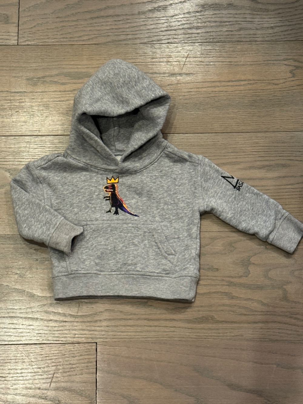 GAP Baby Gray Basquiat Hoodie Sweatshirt
